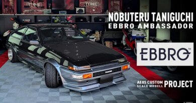 EBBRO公式ウェブサイト公開　
谷口信輝氏とアンバサダー契約締結および
「AE85改86」商品化プロジェクト始動