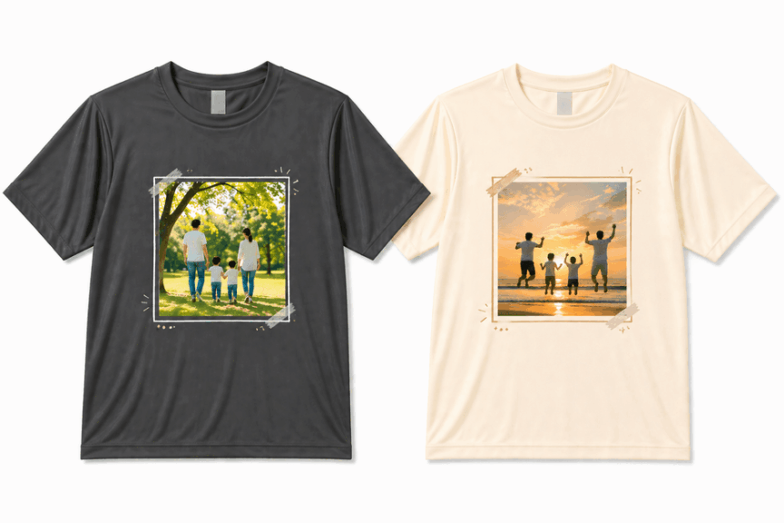GWの思い出を写真で残す、初夏に快適なオリジナルドライスムースTシャツの限定セールを開始