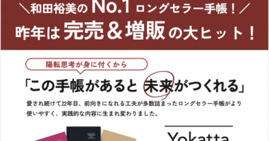 22年続くロングセラー
「予定を書く」だけでは終わらない
思考を整え、行動を変える『Yokatta diary 2027』予約開始